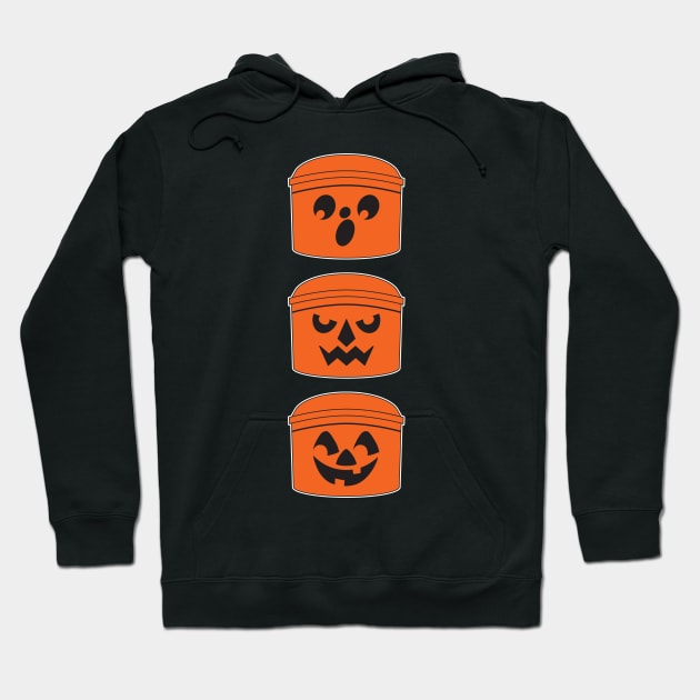 1986 Trick or Treat buckets Hoodie by old_school_designs